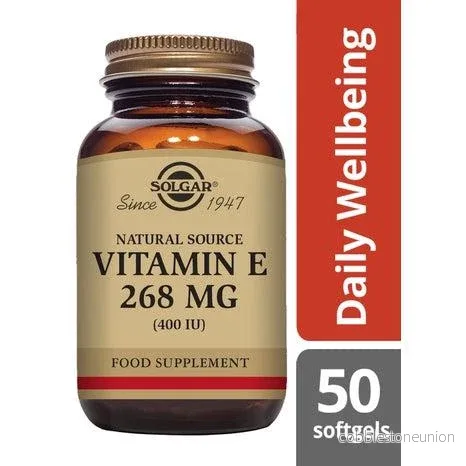 Solgar Vitamin E 400 IU (268 mg) Mixed, 50 softgels - Bild 2