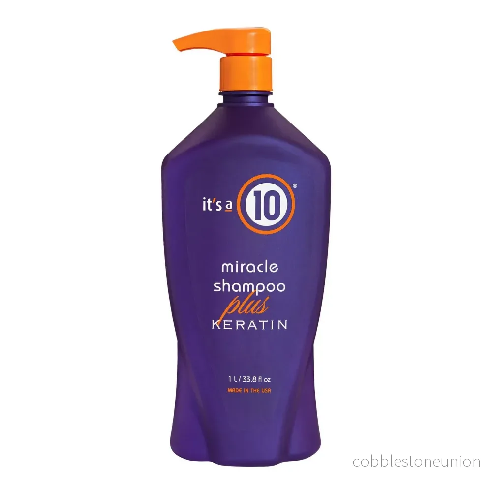 It's a 10, Miracle Shampoo Plus Keratin, Hårschampo, Återfukta & Skydda, 1000 ml