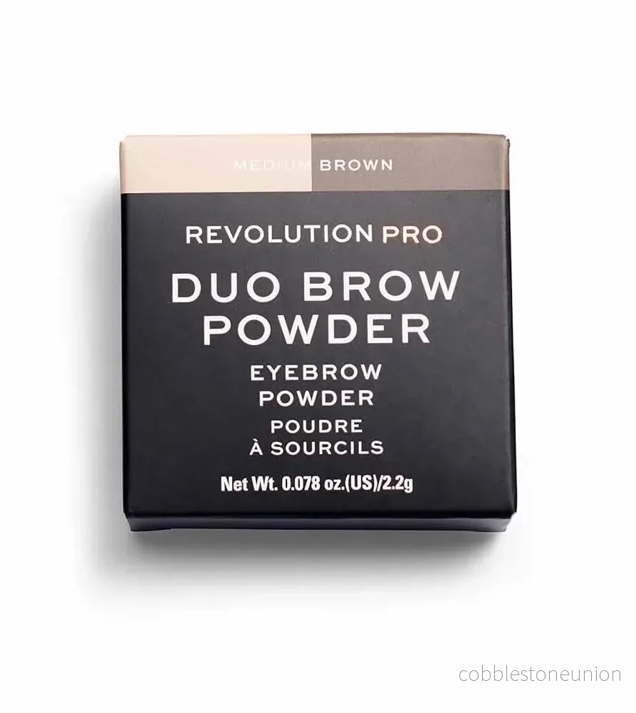 Makeup Revolution, REVOLUTION PRO, Vegan, Ögonbrynspuder, Medium Brun, 2.2 g Makeup Revolution, REVOLUTION PRO, Vegan, Ögonbrynspuder, Medium Brun, 2.2 g