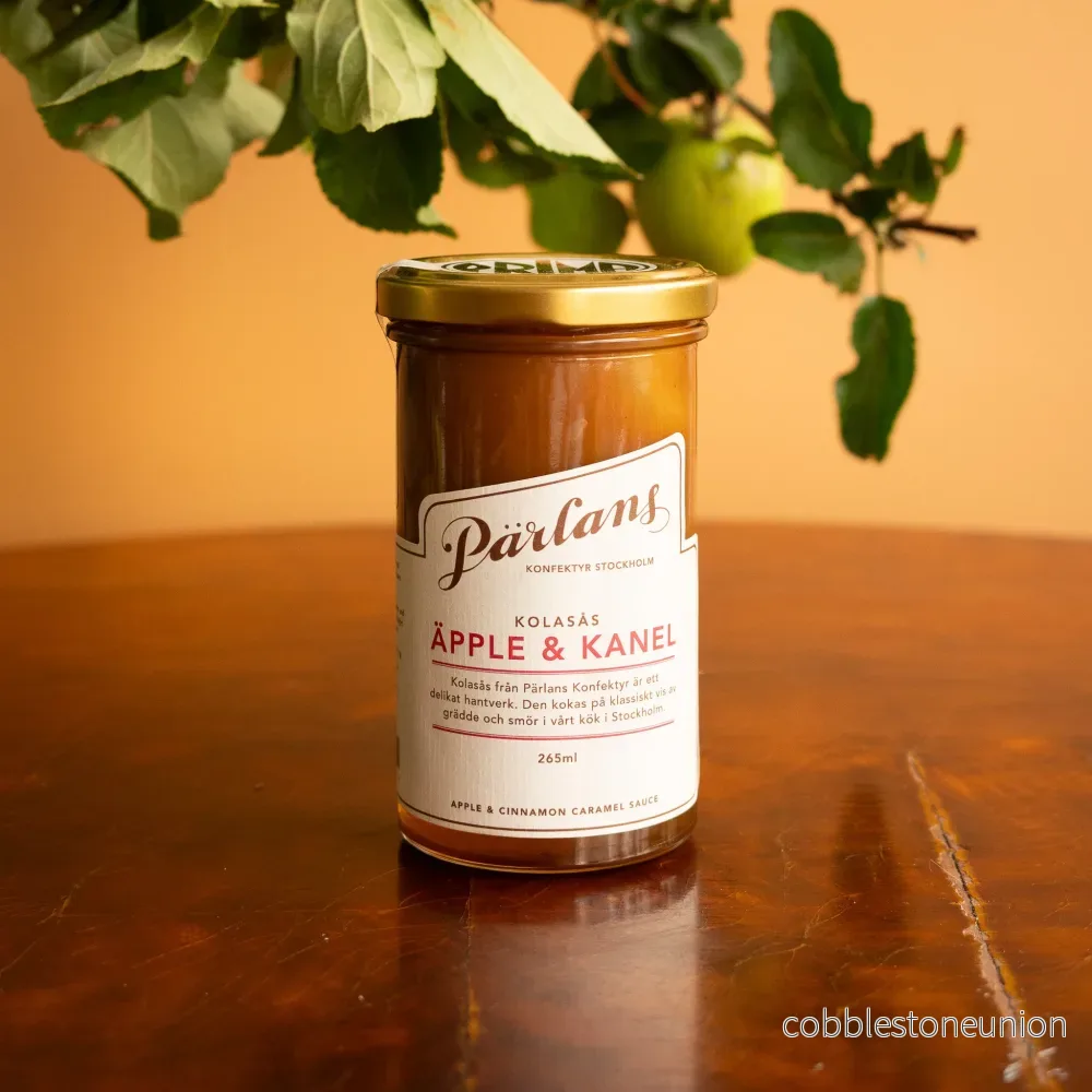 caramel sauce APPLE & CINNAMON jar