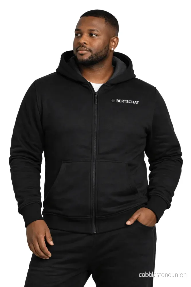 Uppvärmda Hoodie PRO |  Herr – Svart