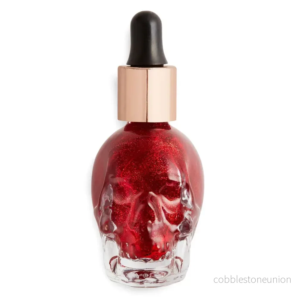 Makeup Revolution, Skull Edition, Flytande highlighter, Blodet av mina fiender, 13 ml Makeup Revolution, Skull Edition, Flytande highlighter, Blodet av mina fiender, 13 ml
