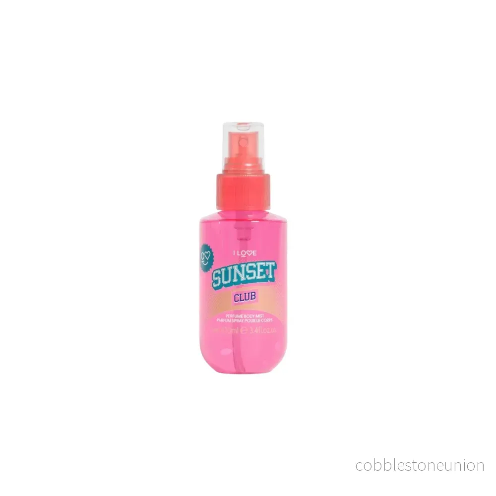 I Love, Sunset Club, Body Mist, För kvinnor, 100 ml