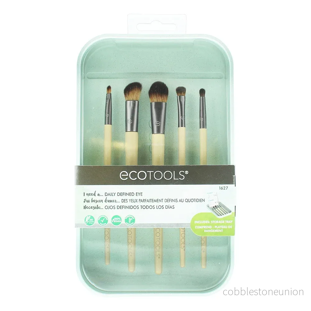 Set, EcoTools, Daily Defined, Ögonborste, 5 delar Set, EcoTools, Daily Defined, Ögonborste, 5 delar