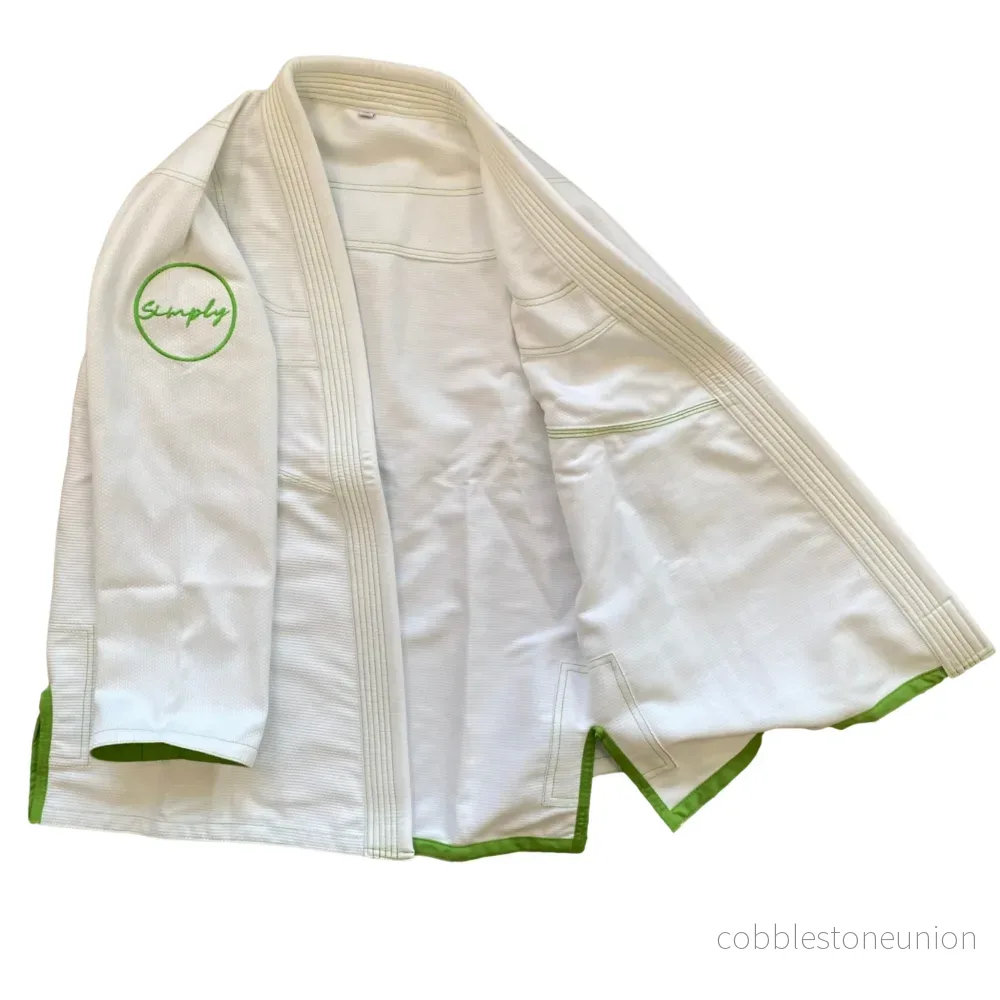 Simply Bjj Gi V1 Vit - Bild 3