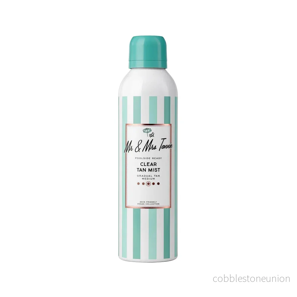 Mr & Mrs Tannie, Clear Tan Mist, Brun utan sol, Självbrunande spray, 200 ml Mr & Mrs Tannie, Clear Tan Mist, Brun utan sol, Självbrunande spray, 200 ml