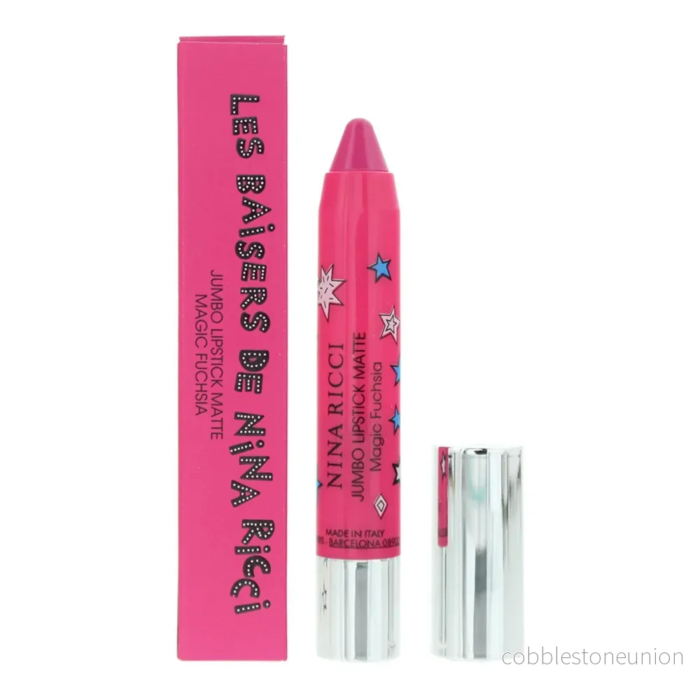 Nina Ricci, Jumbo Lipstick Matte, Krämigt läppstift, Magisk fuchsia, 2.5 g Nina Ricci, Jumbo Lipstick Matte, Krämigt läppstift, Magisk fuchsia, 2.5 g