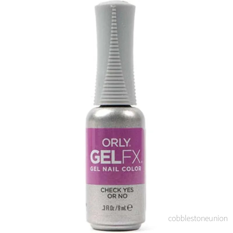 Orly, Gelfx, Semi-Permanent, Halvpermanent nagellack, Check Yes Or No, 9 ml Orly, Gelfx, Semi-Permanent, Halvpermanent nagellack, Check Yes Or No, 9 ml