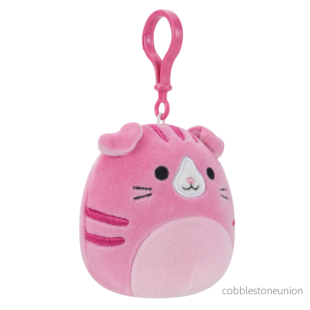 Squishmallows Clip-On Geraldine The Scottish Fold Cat 9 Cm - Bild 2