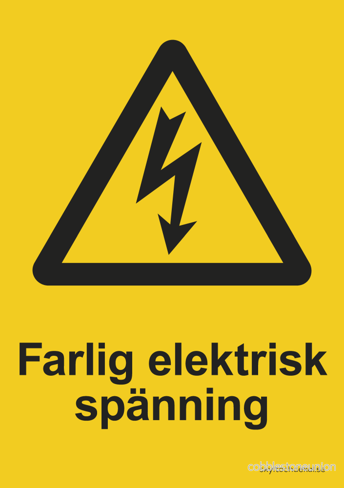 Farlig elektrisk spänning