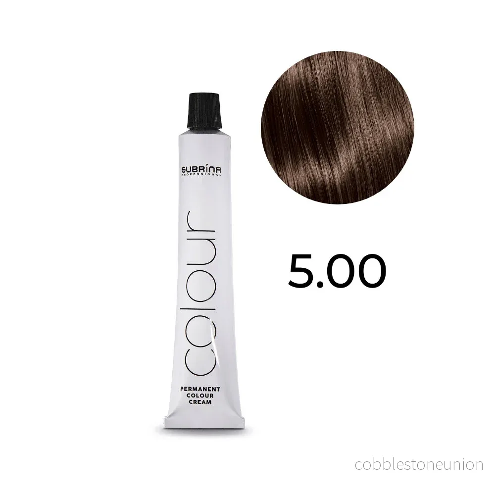 Subrina Professional, Essential Colour, Permanent hårfärg, 5/00 Ljus Naturlig Varmbrun, 100 ml