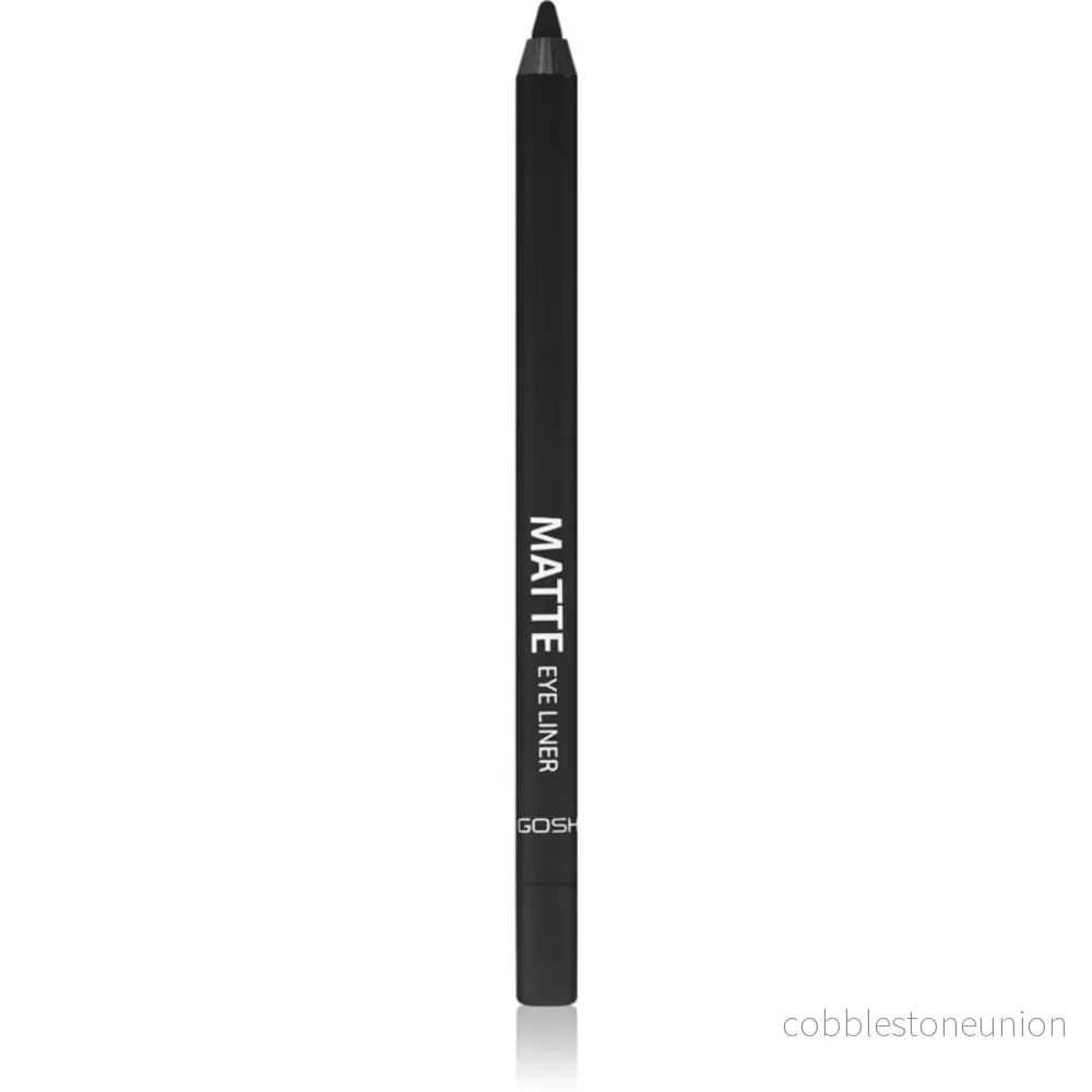 Gosh, Eyeliner Pencil, Ren vegan, Eyeliner, Matt, Flytande eyeliner, 002, Matt Black, 1,2 g