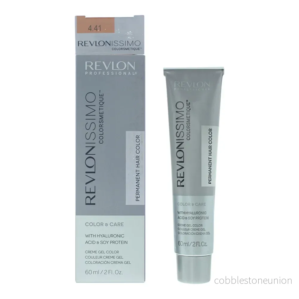 Revlon, Revlonissimo Colorsmetique, Permanent Hair Color, 4.41 Deep Chestnut Medium Brown, 60 ml