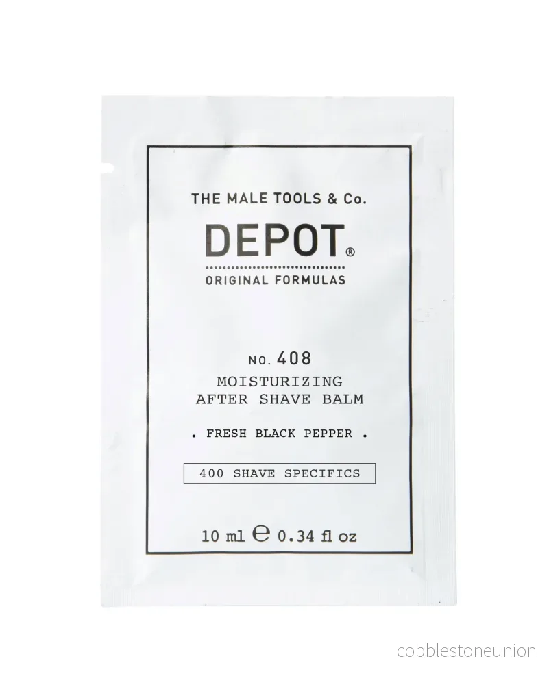 Depot, 400 Shave Specifics No. 408, Fresh Black Pepper, Återfuktande, Aftershave-balm, 10 ml Depot, 400 Shave Specifics No. 408, Fresh Black Pepper, Återfuktande, Aftershave-balm, 10 ml