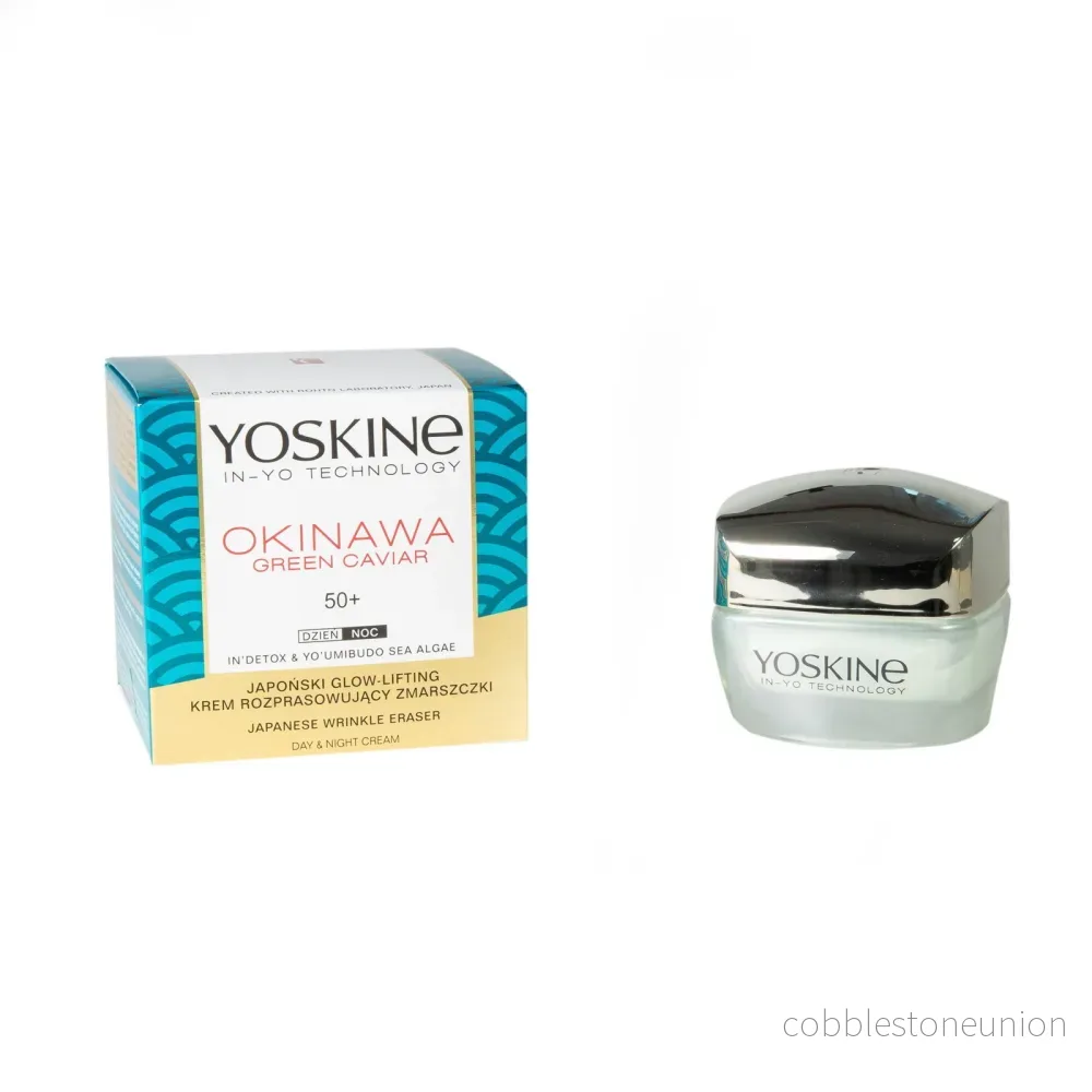 Yoskine, Okinawa 50+, Grön kaviar, Anti-rynk, Dag & Natt, Kräm, Ansikte, 50 ml - Bild 2