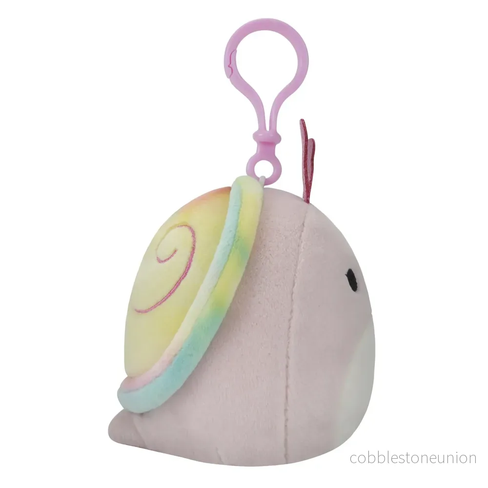 Squishmallows Clip-On Silvina The Winking Snail 9 Cm - Bild 3