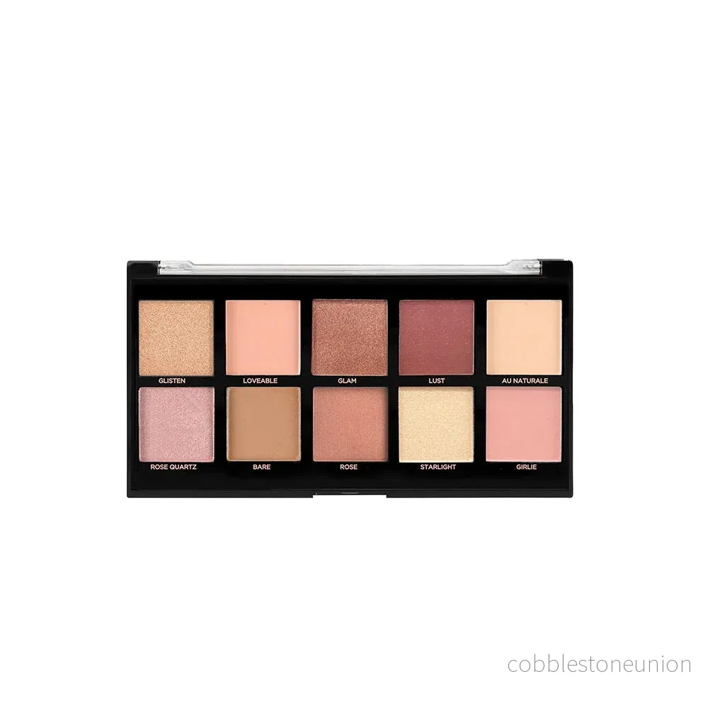 Profusion Cosmetics, Bare Rose, Ögonskuggspalett, Bare Rose, 10 nyanser, 103 g Profusion Cosmetics, Bare Rose, Ögonskuggspalett, Bare Rose, 10 nyanser, 103 g
