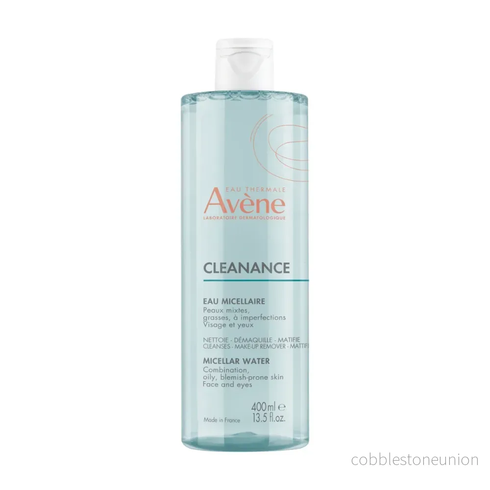 Avene, Cleanance, Make-up remover, Micellar water, All skin types, 400 ml
