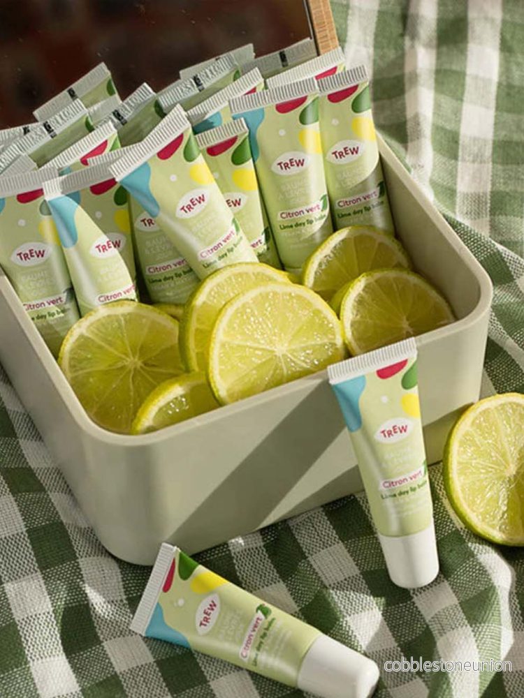 Transparent lip balm - Lime eller Persika - Bild 3