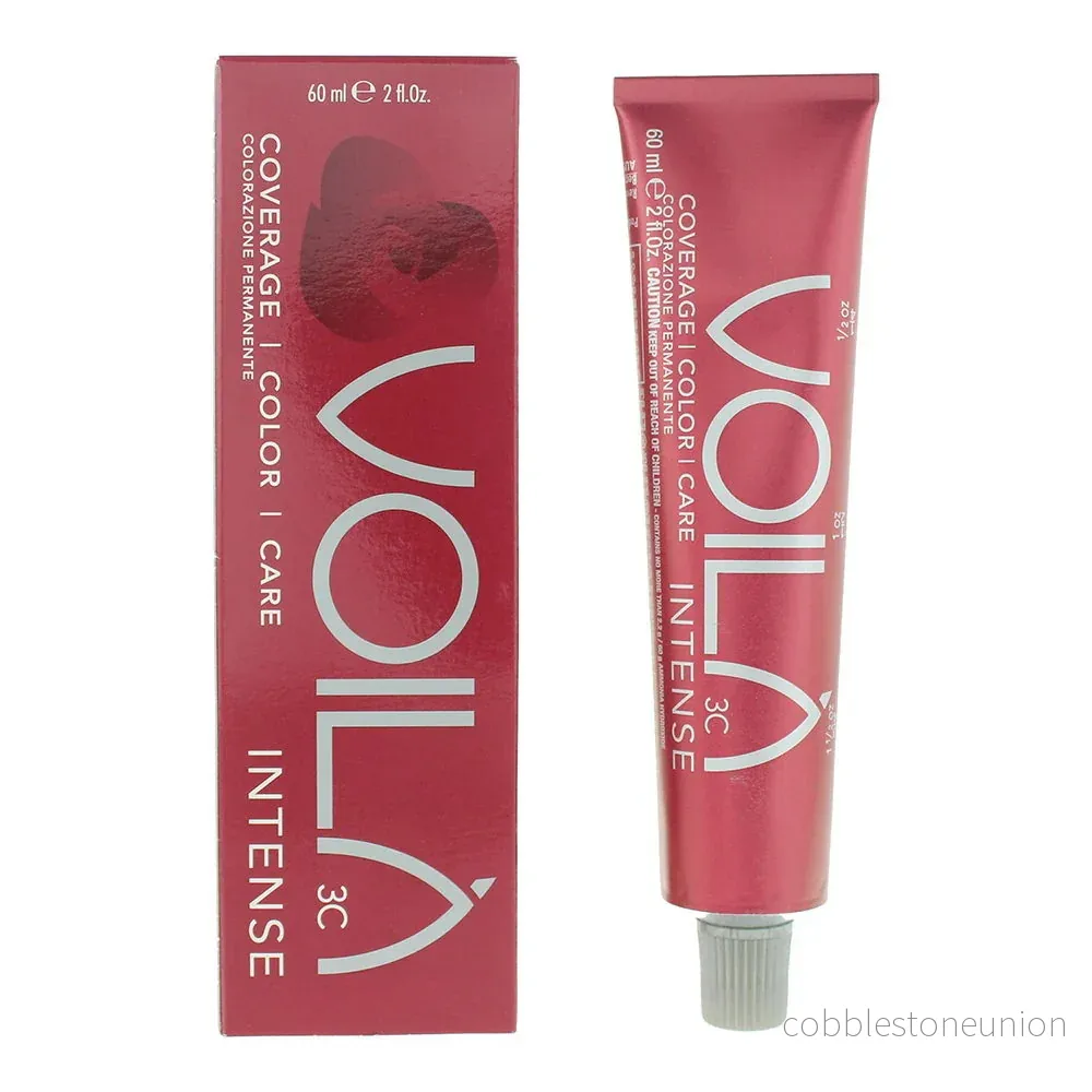 Intercosmo, Voila 3C Intense, Permanent hårfärg, 3.00 Mörk medelhavsbrun, 60 ml