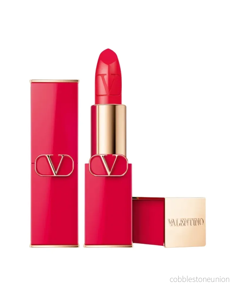 Valentino, Rosso, Satinfinish, Krämigt läppstift, 404R, Påfyllningsbar, 3,5 g Valentino, Rosso, Satinfinish, Krämigt läppstift, 404R, Påfyllningsbar, 3,5 g