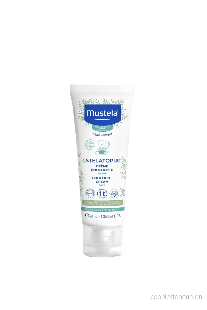 Mustela, Stelatopia, Solros, Mjukgörande, Kräm, För ansiktet, 40 ml Mustela, Stelatopia, Solros, Mjukgörande, Kräm, För ansiktet, 40 ml