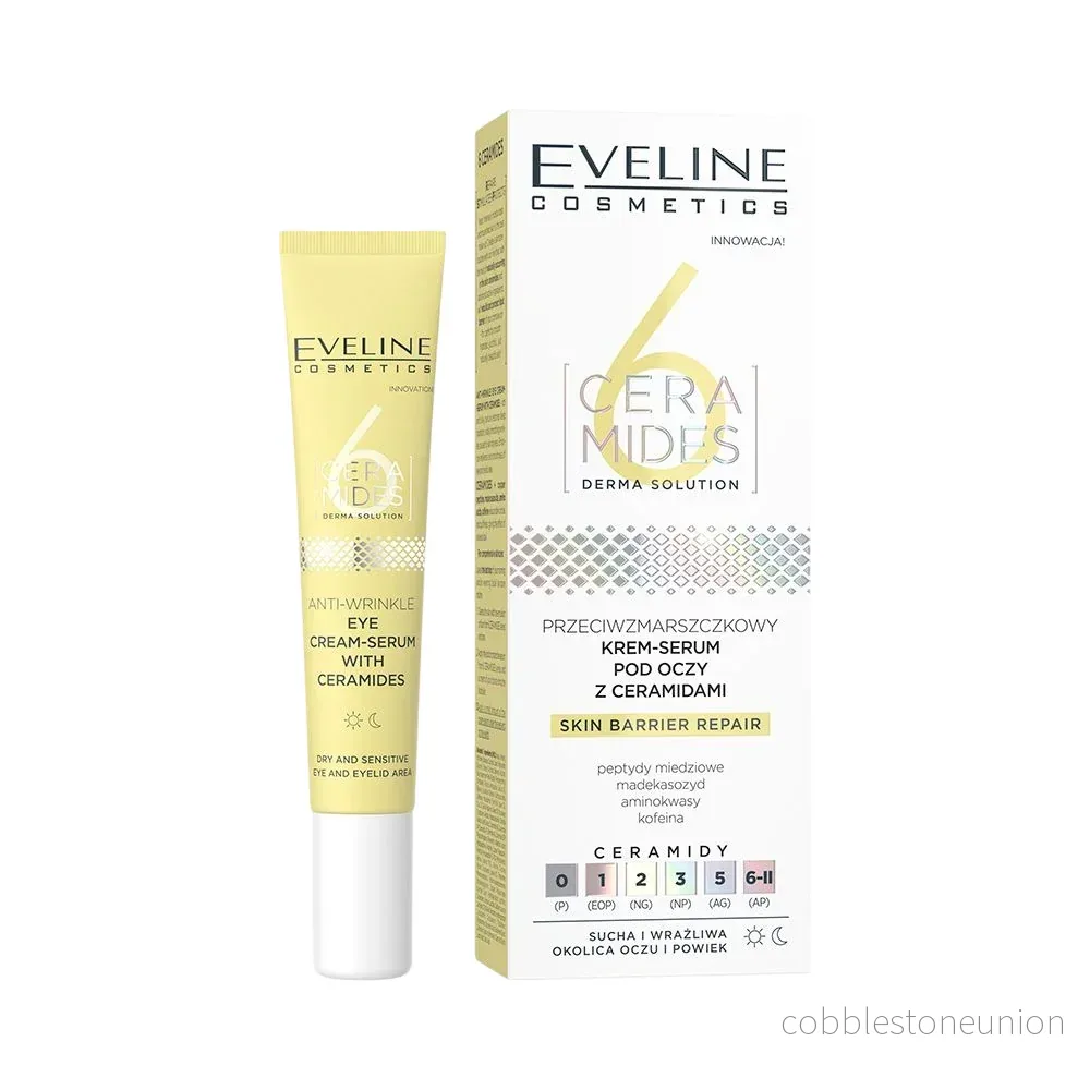 Eveline Cosmetics, 6 Ceramider, Anti-rynkor, Ögonkräm, 20 ml - Bild 2