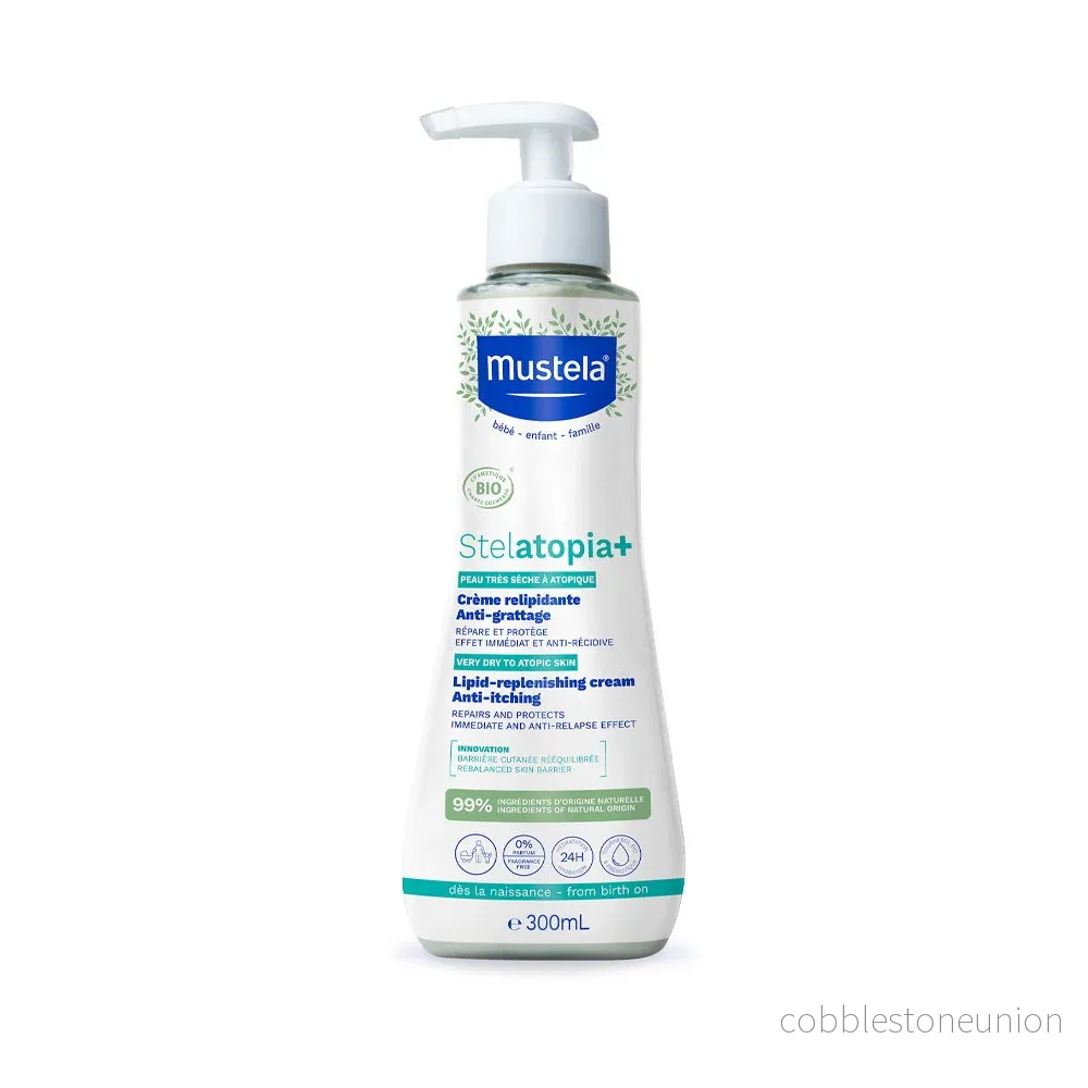 Mustela, Stelatopia+, Sunflower, Lipid Replenishing, Cream, 300 ml Mustela, Stelatopia+, Sunflower, Lipid Replenishing, Cream, 300 ml