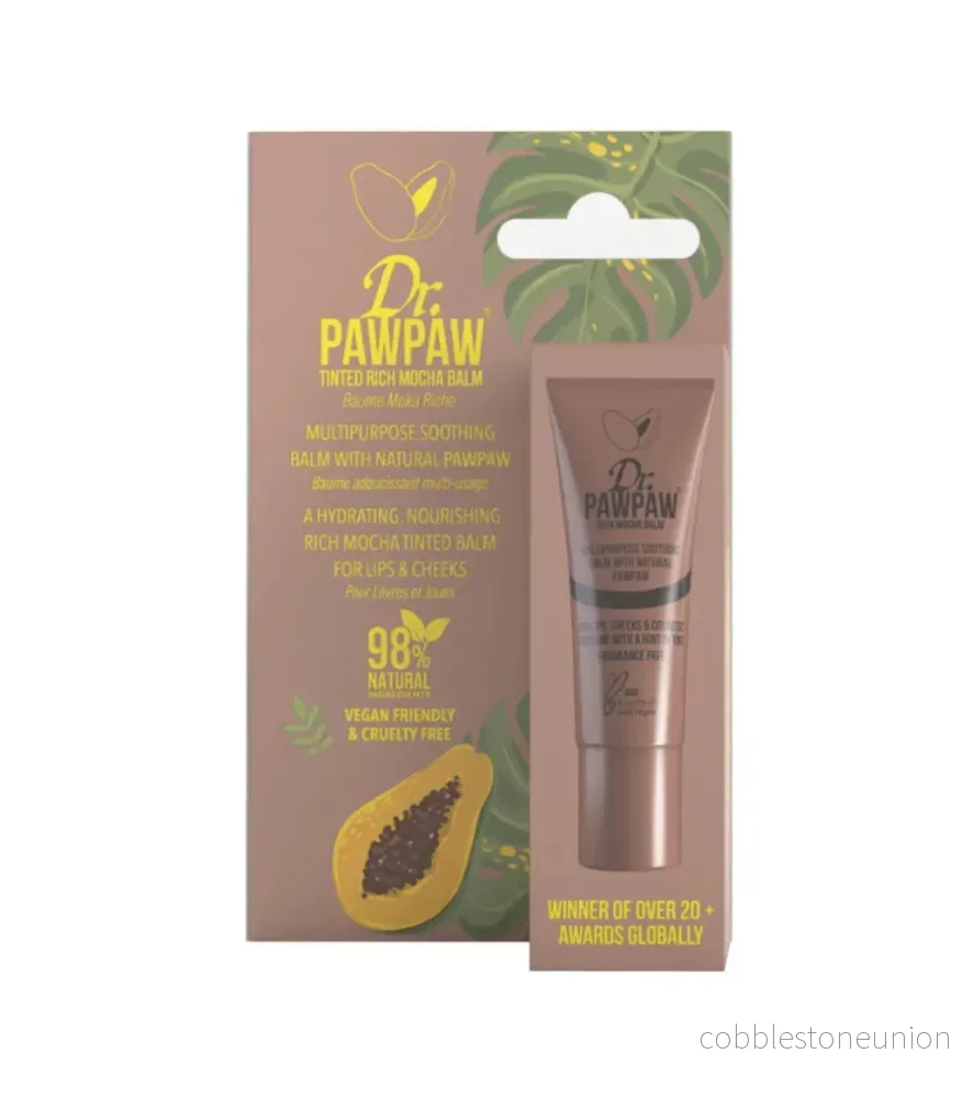 Dr. PawPaw, Multipurpose, Läpp- och kindbalsam 2-i-1, Rich Mocha, 10 ml Dr. PawPaw, Multipurpose, Läpp- och kindbalsam 2-i-1, Rich Mocha, 10 ml