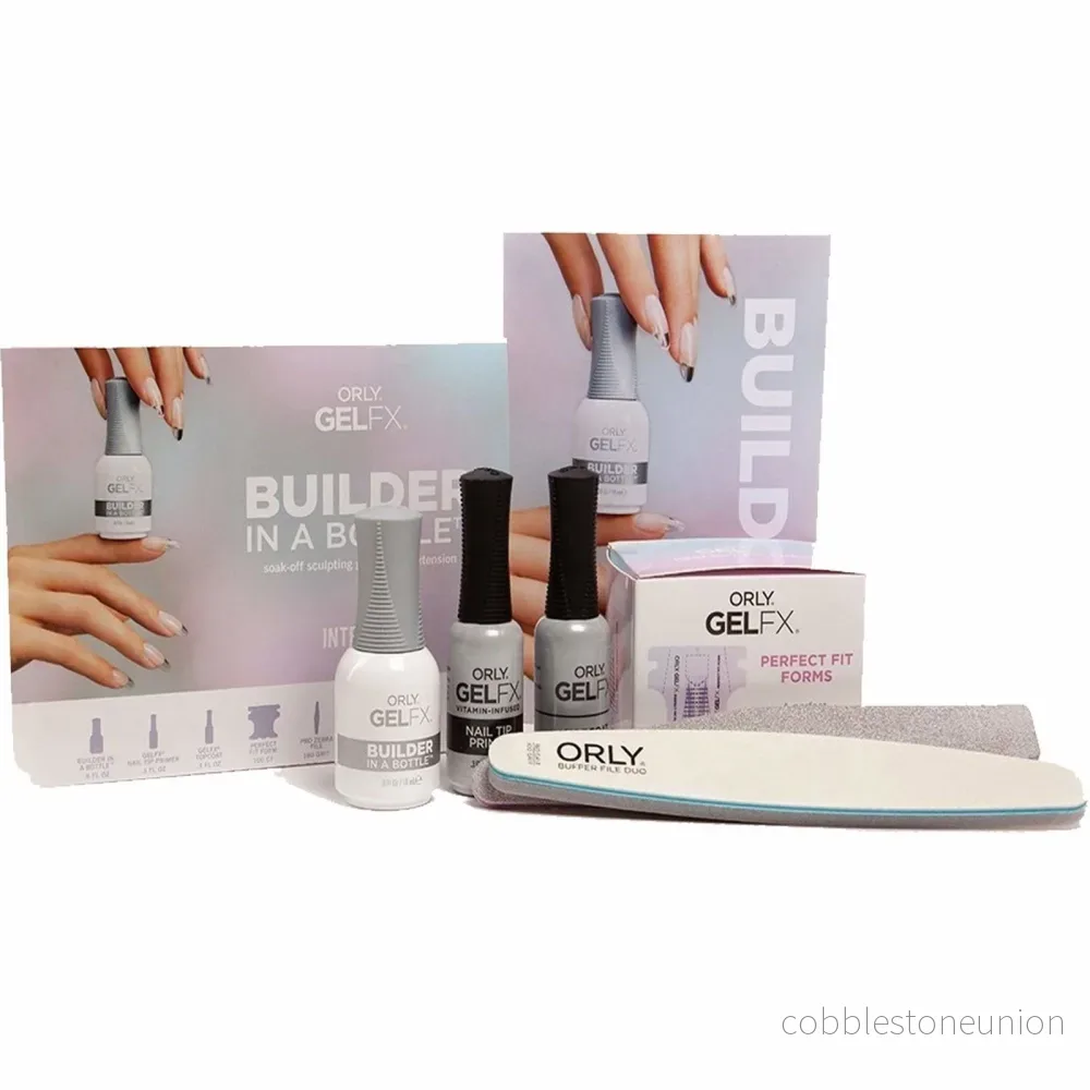 Set, Orly, Gelfx Builder In A Bottle Kit, Semi-permanent nagellack, 8 st