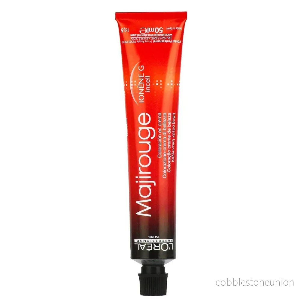 L'Oreal Professionnel, Majirouge, Permanent hårfärg, C 5.20 Ljus extra burgundbrunt, 50 ml - Bild 2