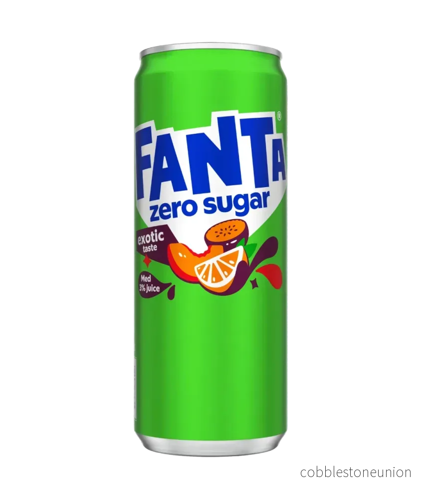Fanta Exotic Zero 33cl burk 20-pack Fanta Exotic Zero 33cl burk 20-pack