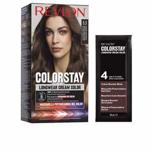 Revlon, Color Stay, Permanent hårfärg, 5.3 Medium gyllenbrun, 165 ml