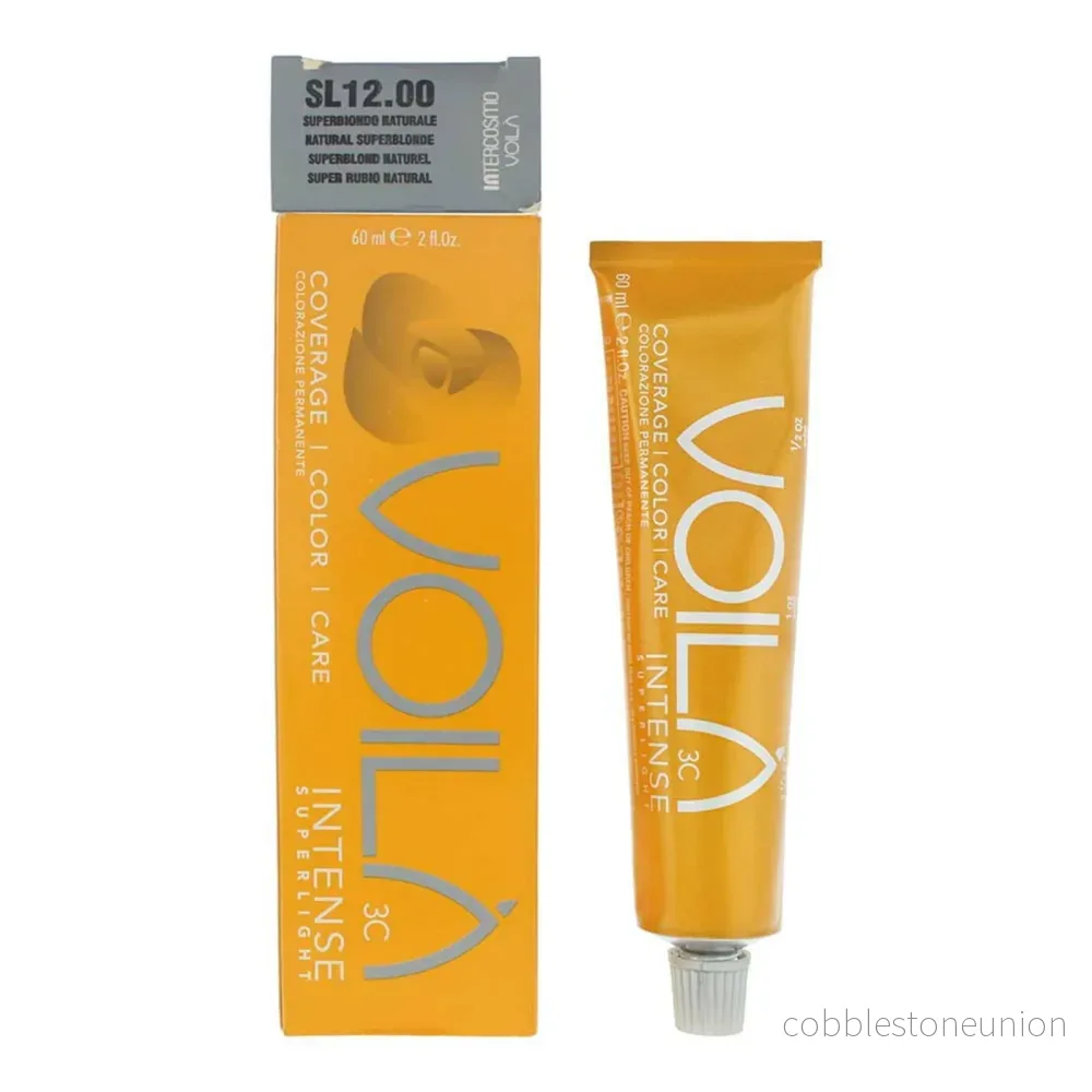 Intercosmo, Voila 3C Intense Superlight, Permanent hårfärg, Naturligt Superblond, 60 ml Intercosmo, Voila 3C Intense Superlight, Permanent hårfärg, Naturligt Superblond, 60 ml