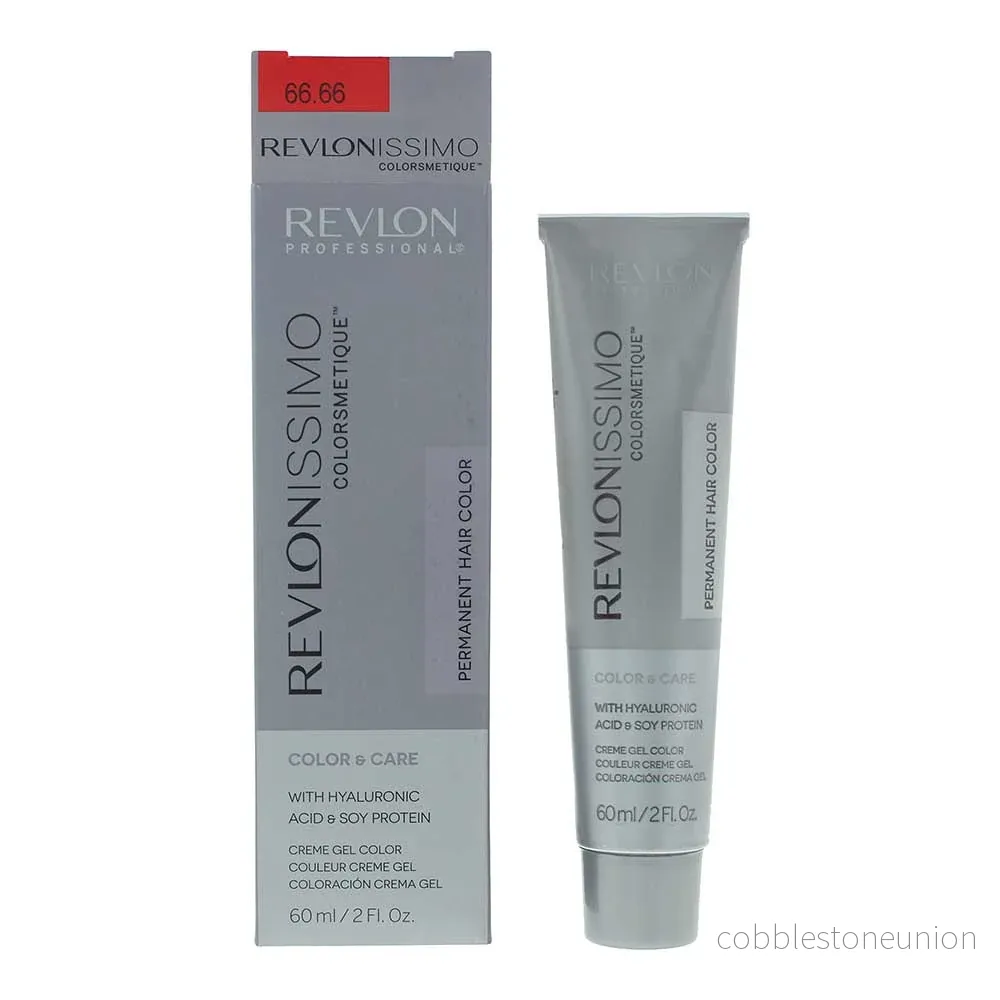 Revlon, Revlonissimo Colorsmetique, Permanent Hair Dye, 66.66 Intense Purple Red, 60 ml Revlon, Revlonissimo Colorsmetique, Permanent Hair Dye, 66.66 Intense Purple Red, 60 ml