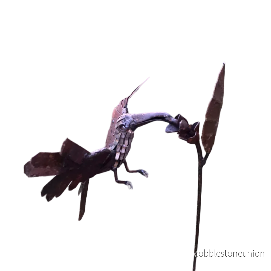 Växtstöd Kolibri 105 cm - Återvunnen Metall Zimbabwe - Bild 2