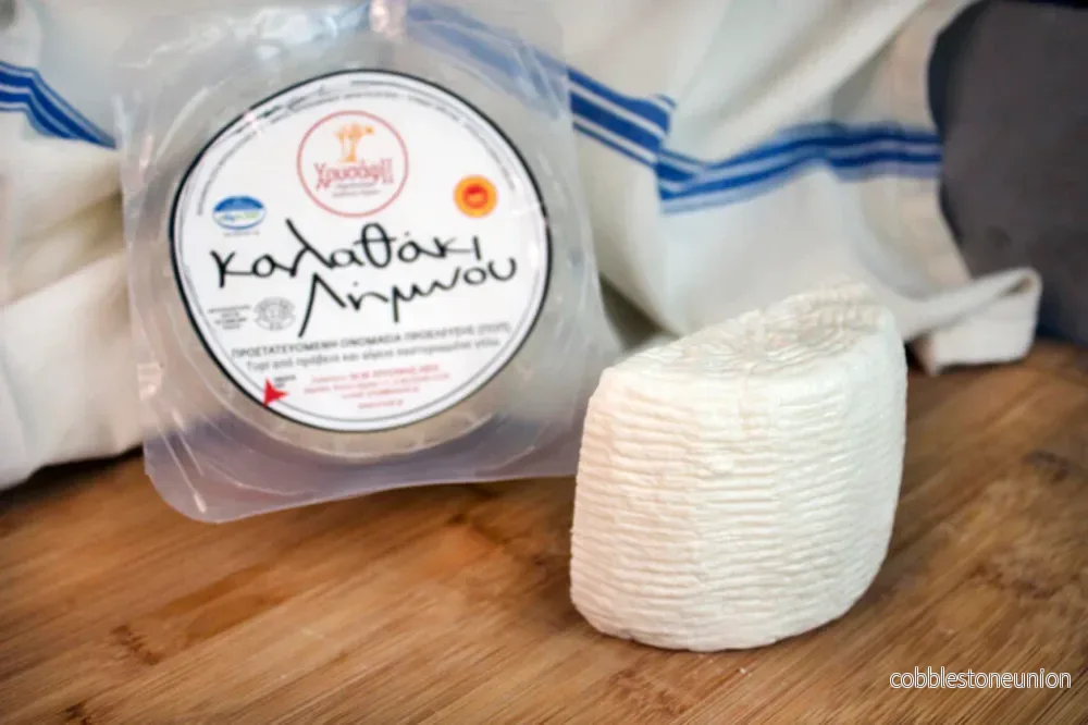 Grekisk ost med varumärkesskydd 100g Kalathaki Limnou