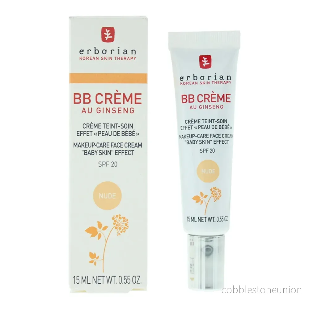 Erborian, B.B Cream, Ginseng, BB-kräm, Naken, SPF 20, 15 ml - Bild 2
