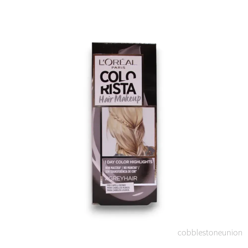 L’Oreal Paris, Colorista Hair Makeup, Semi-permanent hårfärg,  #GREYHAIR, 30 ml