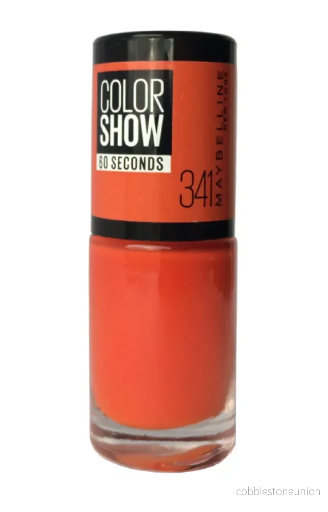 Maybelline, Color Show 60 Seconds, Nagellack, Nr 341, Orange Fusion, 7 ml Maybelline, Color Show 60 Seconds, Nagellack, Nr 341, Orange Fusion, 7 ml