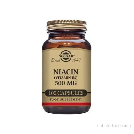 Solgar Niacin (Vitamin B3) “med flush” 500 mg, 100 kapslar