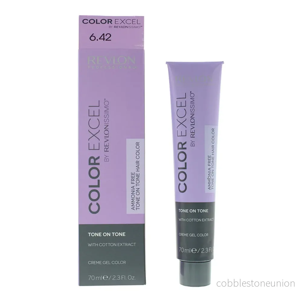 Revlon, Color Excel, Semi-permanent hårfärg, 6.42 Mörk Kastanj Iridescent Blond, 70 ml