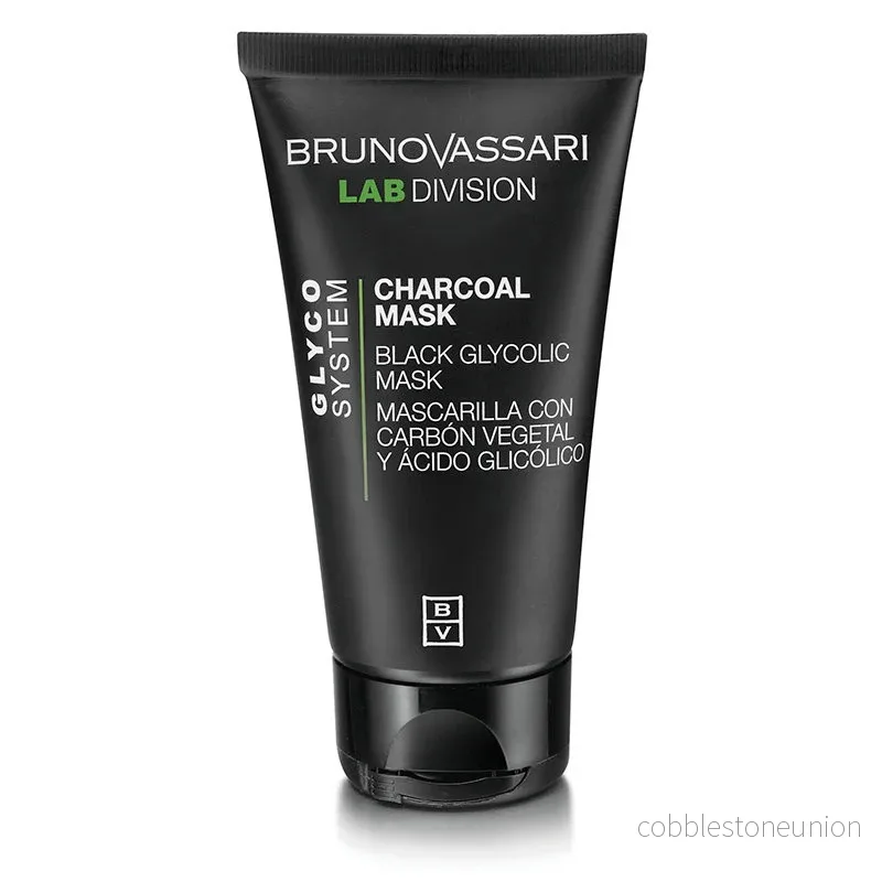 Bruno Vassari, Glyco System, Träkol, Exfoliering, Krämmask, För ansiktet, 65 g Bruno Vassari, Glyco System, Träkol, Exfoliering, Krämmask, För ansiktet, 65 g