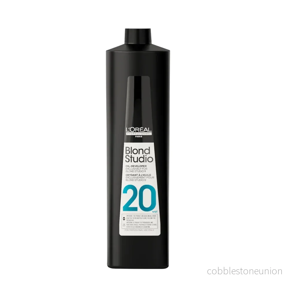 L'Oréal Professionnel, Blond Studio 9, Hårljusningsolja, Utvecklare, 1000 ml