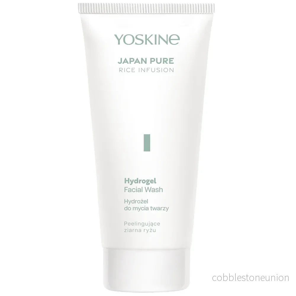 Yoskine, Japan Pure, Rice Infusion, Exfolierande Rengöringsgel, Ansikte, 150 ml