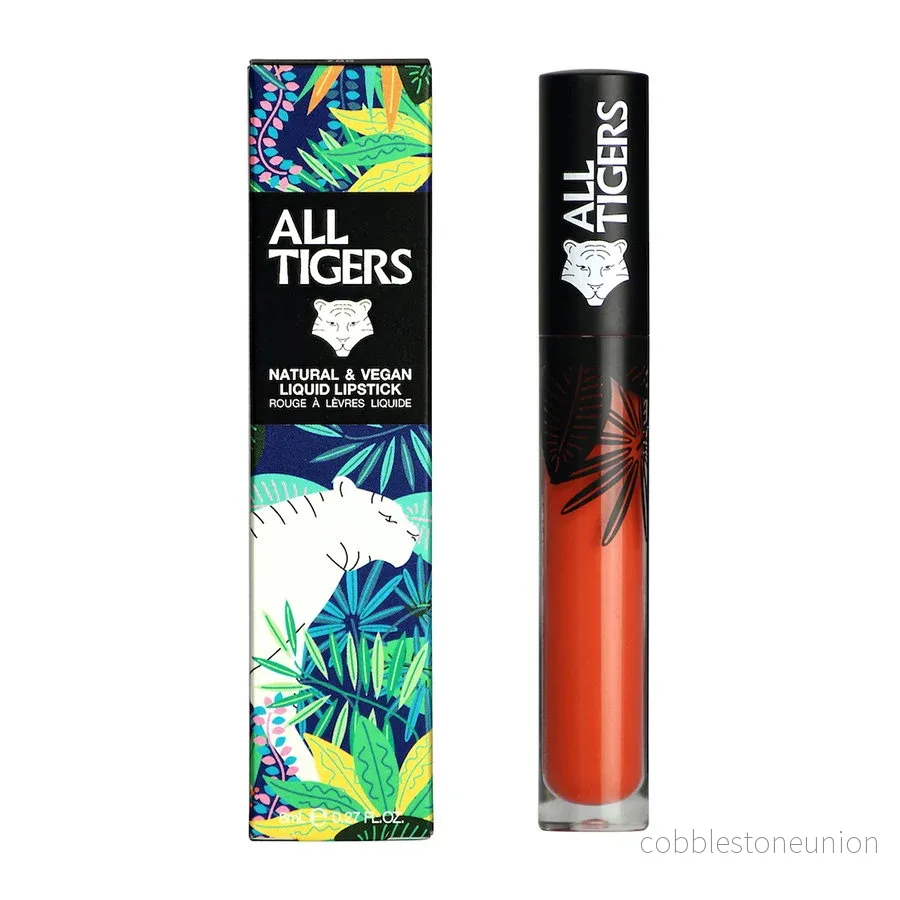 All Tigers, Natural & Vegan, Naturlig, Matt, Läppglans, 785, Hör mig ryta, 8 ml - Bild 2