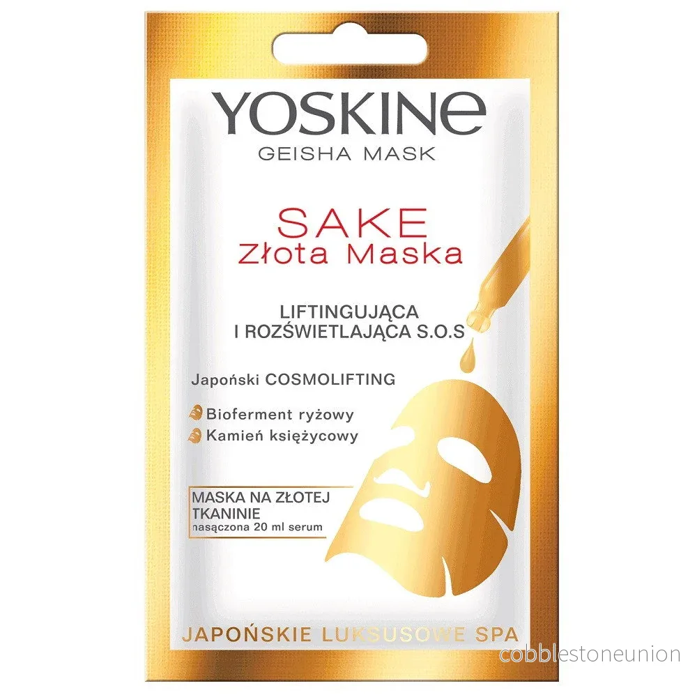 Yoskine, Geisha, Lyft, Ansiktsmask, Ansikte, 20 ml Yoskine, Geisha, Lyft, Ansiktsmask, Ansikte, 20 ml