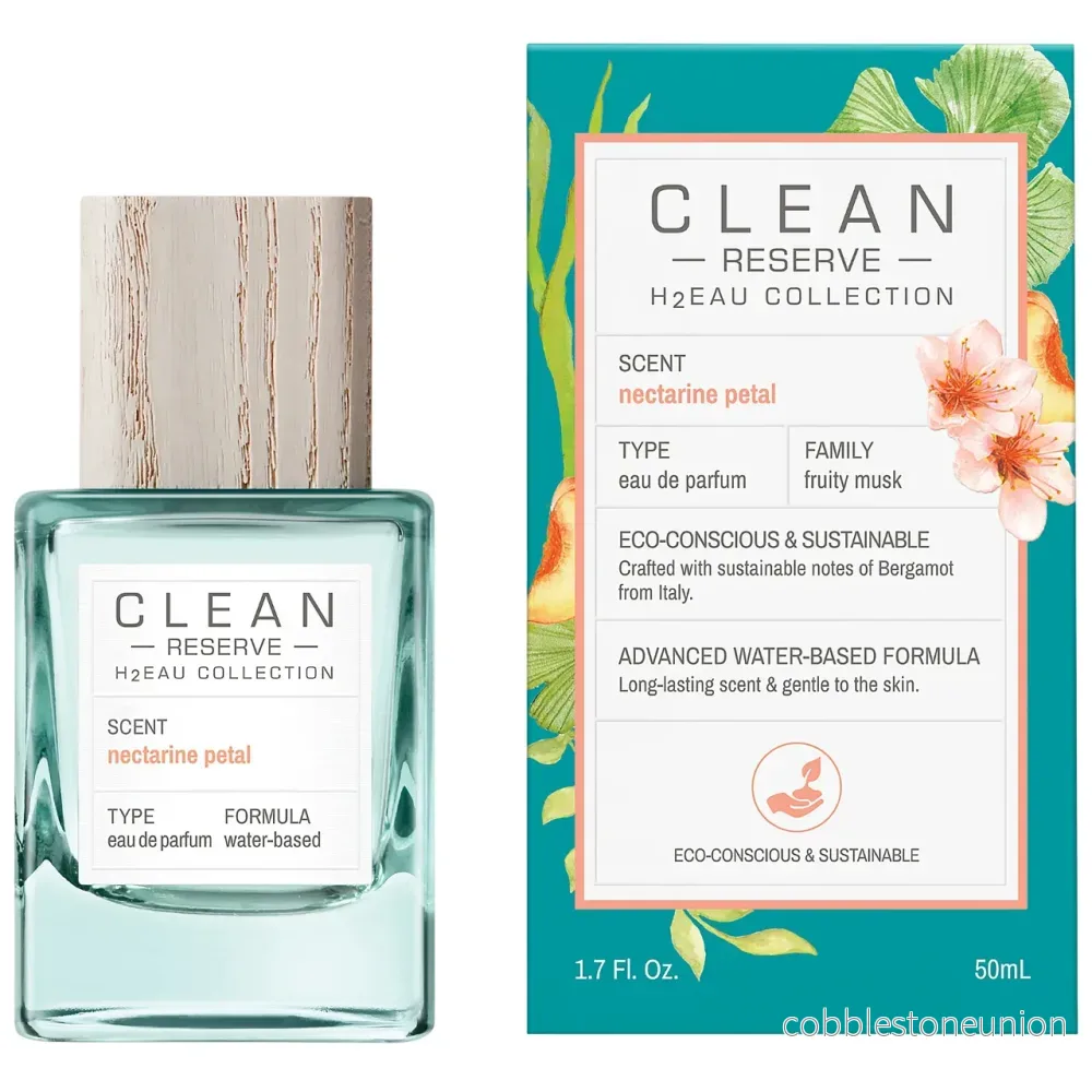 Clean, H2Eau Nectarine Petal, Eau de Parfum, För kvinnor, 50 ml - Bild 2