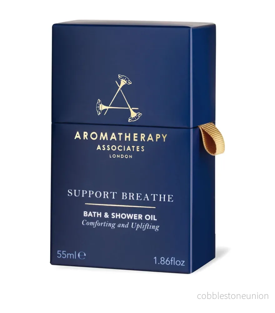 Aromatherapy Associates, Support Breathe, naturliga eteriska oljor, fräsch, träig och skarp, mjukgörande, badolja, 55 ml - Bild 3