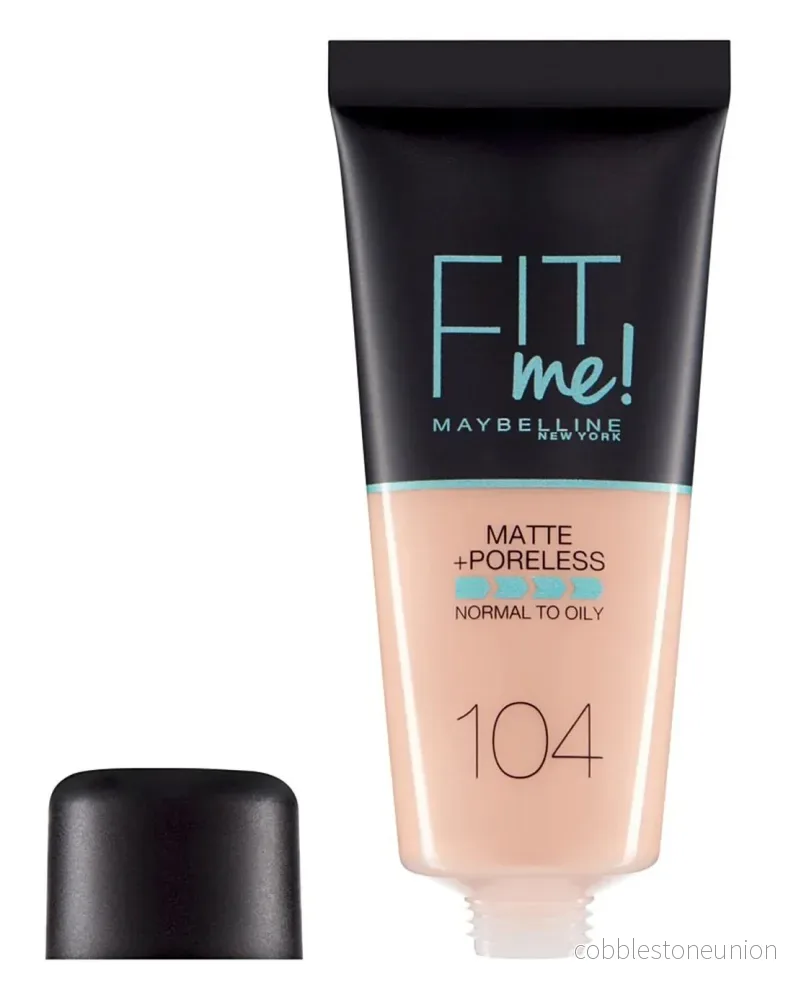 Maybelline, Fit Me Matte + Poreless, Flytande foundation, 104, Soft Ivory, 30 ml - Bild 2